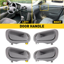Interior Front Rear 4pcs Door Handles Inside For 98-02 Toyota Corolla