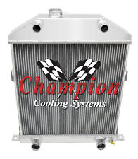 2 Row 1 Discount Radiator For 1942-1948 Ford Coupe Flathead Configuration