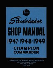 1947 1948 1949 Studebaker Shop Service Repair Manual Book Engine Drivetrain Oem