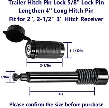 Upgrade 58 In Hitch Pin Lock 2 Keys For Rv Truck Trailer Tow Receiver Universal