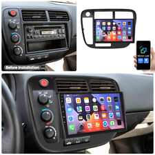 For Honda Civic 1996-2001 Car Stereo Radio Android Gps Wifi Bt Fm Mirror Link