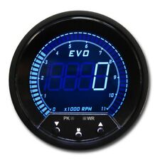 Evo 85mm 3-38 Digital Tachometer 11000 Rpm 4 Color Lcd Peak Recall Warning