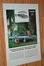 1971 Dodge Coronet Original Vintage Advertisement Print Ad 71