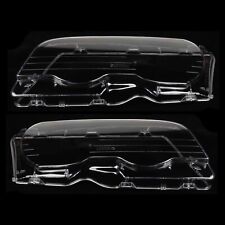 2 For 99-03 Bmw E46 2dr01-06 M3 Clear Front Headlight Lens Cover