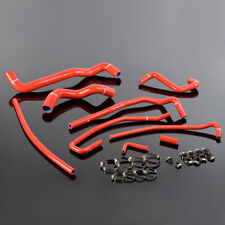 Red Silicone Radiator Hose Clamps Fit For 1991-1996 Chevy Corvette 5.7l Lt1 V8