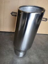 4 To 6 Diesel Truck Rolled Angle Cut Exhaust Tip 15 Long Polished