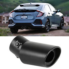 Car Exhaust Pipe Tip Rear Tail Throat Muffler Stainless Steel For Honda Civic