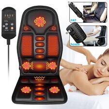 8 Mode Massage Seat Cushion With Heated Back Neck Massager Chair For Home Car