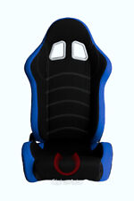 Cipher Auto Racing Seats -blue And Black Cloth - Pair