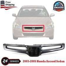 For 2003 2004 2005 Honda Accord Sedan New Front Grill Grille Assembly Black