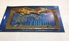 Eagle Chromegold Metal License Plate Frame Lpf-476cg