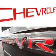 2019-2024 Tailgate Letter For Chevrolet Silverado Raised Nameplate Decal Sticker