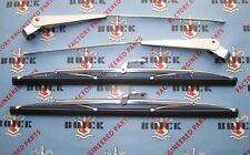 1954-1956 Buick Windshield Wiper Arms Blades Matched Pair Stainless Steel