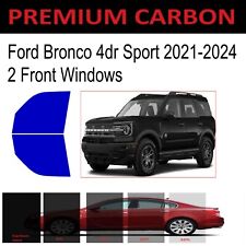 Premium Carbon Window Tint Fits Ford Bronco Sports 4dr 2021-2024 Precut Tint 2f