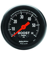 Auto Meter Z-series 0-60 Psi Mechanical Boost Gauge 2-116 52mm
