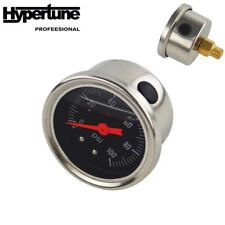 Universal Black 18 Npt Fuel Pressure Gauge Liquid 0-100 Psi Oil Pressure Gauge