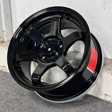 15 Grid Style Wheels Rims Gloss Black Fits 93-02 Toyota Corolla Mazda Miata