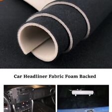 Headliner Fabric Foam Back Sagging Replacement Upholstery Material 80x60 Black