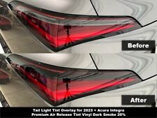 Crux Motorsports Dark Smoke 20 Tail Light Tint For 2023 Acura Integra