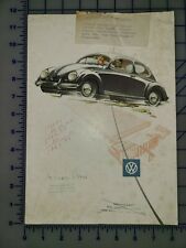 1955 1956 Volkswagen Beetle Brochure