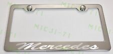 Mercedes Benz Stainless Steel License Plate Frame Holder Rust Free