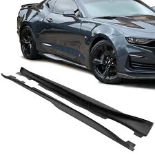 Sasa Made For 2016-2023 Chevrolet Camaro Zl1 Style Pu Bumper Side Skirts Lip