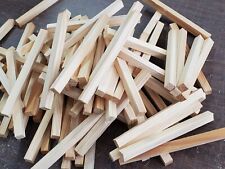10 50 150 Pack Square 58 X 8 Dowel Rods Unfinished Solid Wood Sticks Crafting