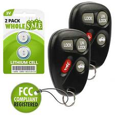2 Replacement For 2001 2002 2003 2004 2005 Chevrolet Impala Key Fob Remote