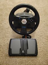 Logitech Nascar Racing Steering Wheelpeddle Playstation Ps 1 2