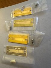 Ford Model A Murray - Murrey -murry Body Number Plate 1928-1931 Lot Of 4 1 8652