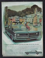 1964 Pontiac Grand Prix Print Ad Art By Fitzpatrick Kaufman - Travel