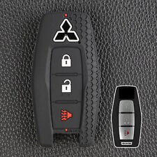 For Mitsubishi Outlander 2022-2024 3 Button Remote Key Fob Silicone Case Cover