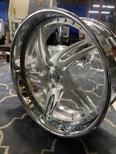 22 Inch Rucci Silk Rims 22x10 Chrome Wheels Bp5x120.7 Customizable Rims Chevy