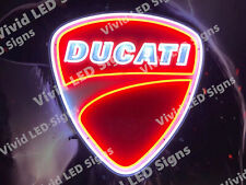 Ducati Italian Motorcycles Auto Vivid Led Neon Sign Light Lamp With Dimmer