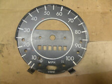 Early 1970s Vw Beetle Speedometer Face 0-100 Mph