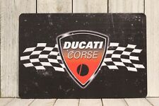 Ducati Motorcycles Tin Sign Metal Poster Racing Italian Bike 97