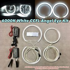 Xenon White 6000k Ccfl Angel Eye Halo Ring Kit Fits 00-03 E46 Coupe W Projector