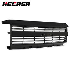 Fits Silverado 2500 Hd 3500 Hd 2015-2019 Factory Style Grille Hood Black Painted