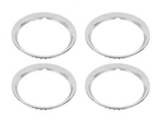 Set4 15 Stainless Steel Smooth Wheel Beauty Trim Rings
