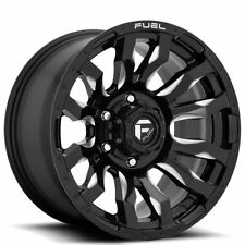 17x9 Fuel Wheels D673 Blitz 5x127.00 Gloss Black Milled -12 S45