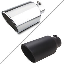 Diesel Exhaust Tip 4 Inlet 7 Outlet 15 Long Rolled Edge Angle