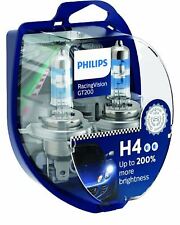 Philips Racing Vision Gt200 P43t-38 Halogen Bulb Ph-12342rgts2 H4 12v 6055w