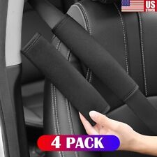 4 Pcs Universal Soft Seat Belt Set Cover Shoulder Pad Strap Protector Car Truck