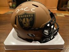 Maxx Crosby Autographed Las Vegas Raiders Salute To Service Mini Helmet Fanatics