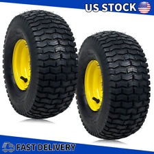 15x6.00-6 Tires Wheels 4 Ply For Lawn Garden Mower Turf Tires Set Of 2 Usa
