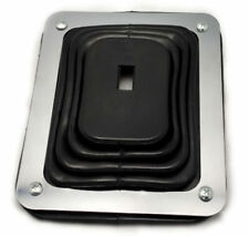 Hurst Bm Style Rubber Shifter Boot Wchrome Plate 5-58x6-38 Universal 9630