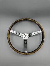 Vintage Wooden Rally Gt Steering Wheel Walnut 4 Hole Mustang Ford 15