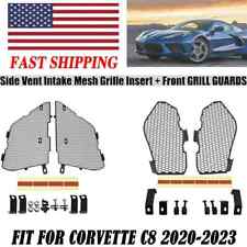 Side Intake Mesh Grillefront Grill Radiator Guard For Corvette C8 Z51 20-23 24