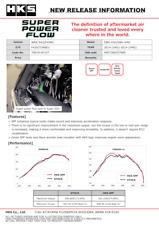 Hks Super Power Flow Intake Kit For 2015 Subaru Wrx Vagvmg Fa20