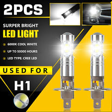 2pcs Xenon H1 Led Headlight Bulbs High Low Beam Fog Light Drl 6500k Super White